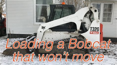 loading dead skid steer|how to move a non running skid steer.